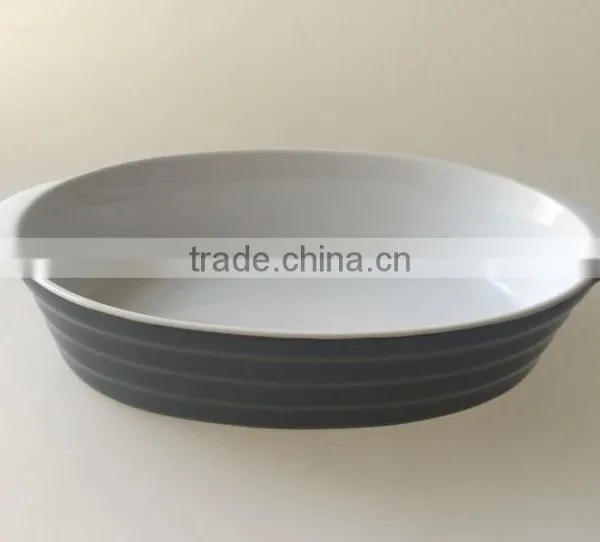 Ceramic Colorful Nice Oven Oblong Baking Tray photo-2