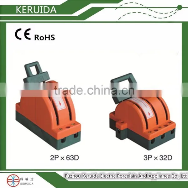 Porcelain Electric Knife Switch/single Throw/double Throw/2 Pole 3 Pole 4 Pole photo-3