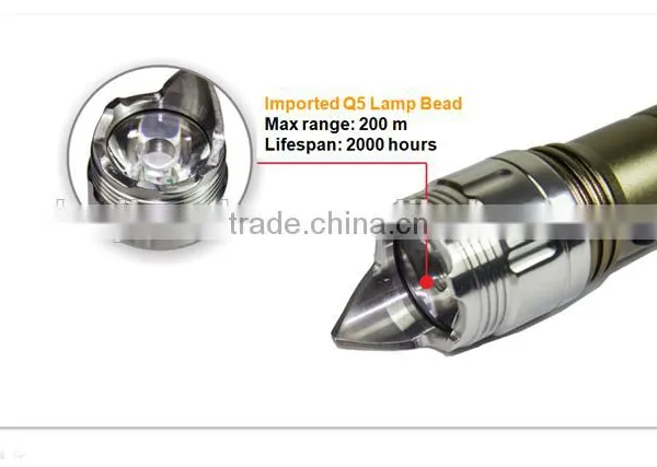Outdoor Aluminum Rechargeable Flashlight With 4 Shifts and Magnet photo-4