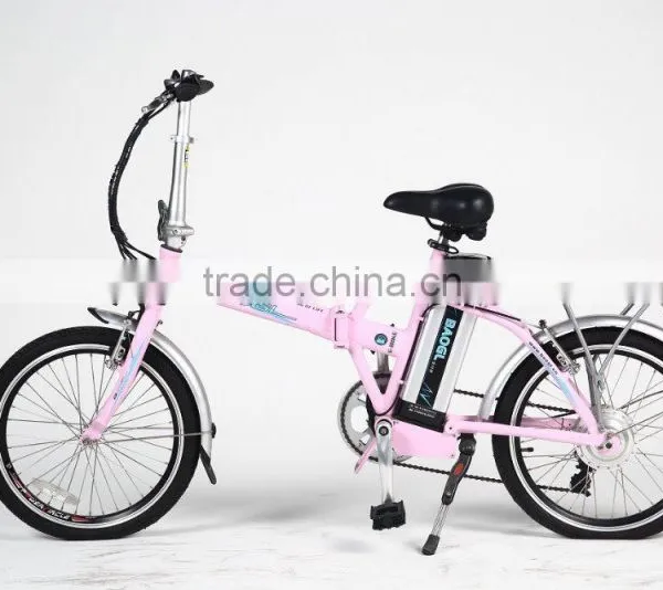 20 Inch 250w Electric Folding Bike 6061 Aluminum Alloy Electric Bikes photo-6