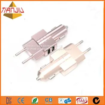Wall and Car 2 in 1dual USB Mini Car Charger
