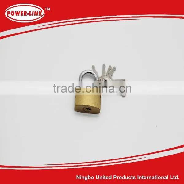 Iron Padlock With Brass Color,with 6pcs Iron Keys photo-2