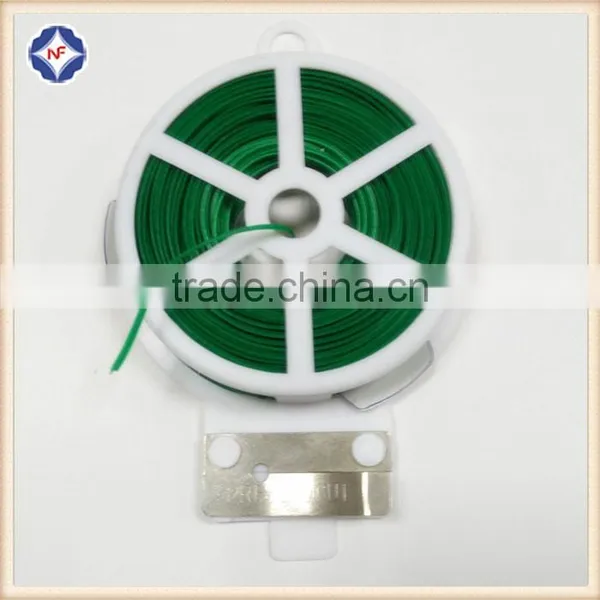 Multi-function Garden Twist Ties and PE Plastic Coated Single Metal Wire Twist Ties photo-3