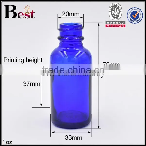 Fancy Blue 30ml Glass Dropper Bottles Wholesale photo-2