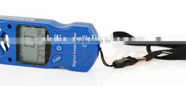 Mini Digital LCD Wind Speed Gauge Temperature Meter Anemometer Thermometer New photo-2