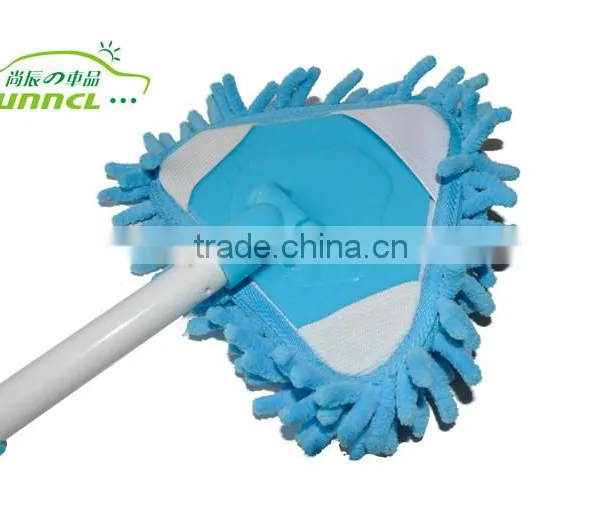 Extensional 100% Polyester Chenille Car Brush , Microfiber Car Washinging Brush photo-2