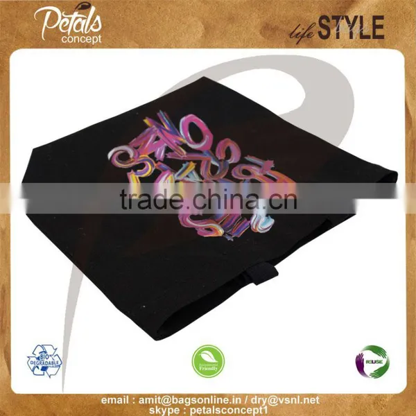 PP Laminated Jute Tote Bag With Two Color Overall Umbrella Print & With Strong Web Handle photo-5
