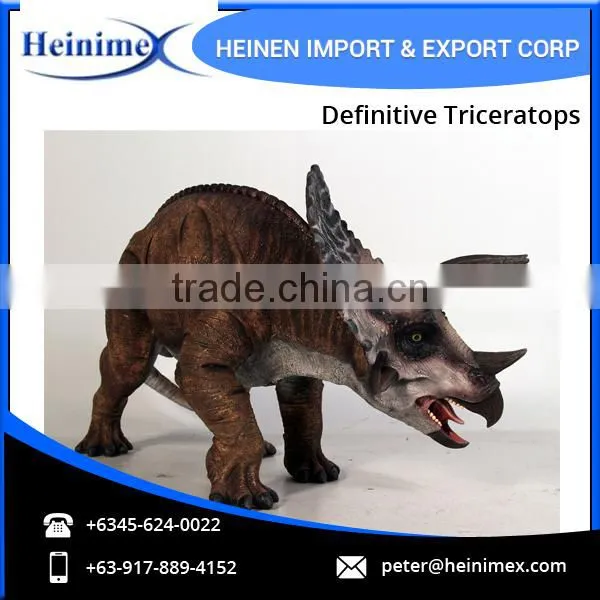 High Quality Amusement Park Equipment Animated Definitve Triceratops photo-2