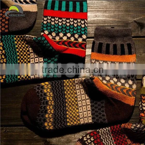 Winter Warm Ankle Cotton Colorful Man Cotton Socks photo-5