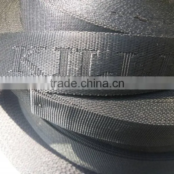 Black Color Polyster Webbing Tape Made by High Tenacity Polyster photo-2