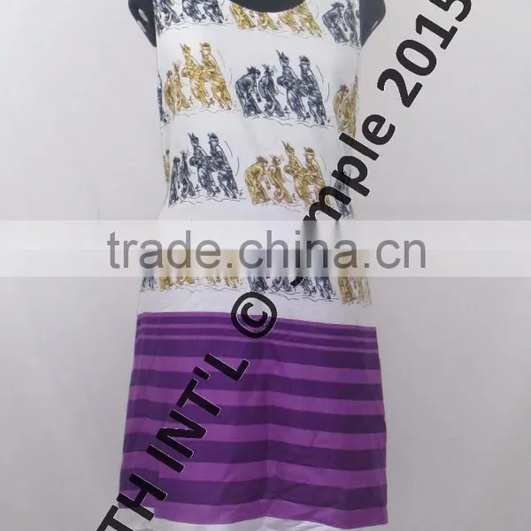 Printed Cotton Ladies Dress photo-3