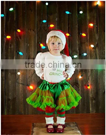 Wholesale Girls PettiSkirts Elastic Waistband Skirts Girls Chiffon Skirts Red Polka Dot Skirt Boutique Fluffy Pettiskirt photo-4