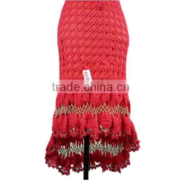 Tight Dress Hand Crochet Long Skirt photo-2