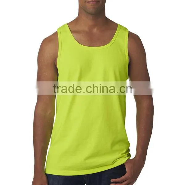 China Manufacturer Bulk Bodybuilding 100 Cotton Mens Stringer Tank Top Wholesale photo-5