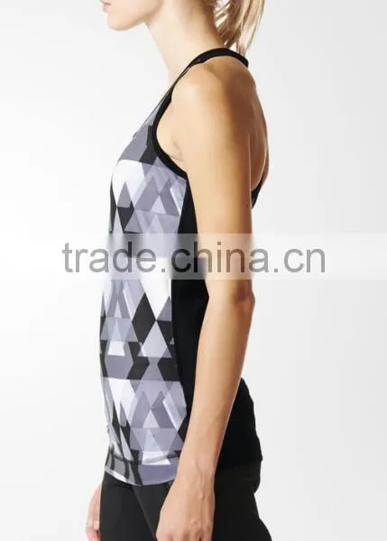 High Quality Body Building Sleevelesss Training Singlet Women Tank Top Yoga photo-2