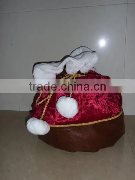 Red/Green Santa Reindeer Felt Christmas Gift Bag photo-2