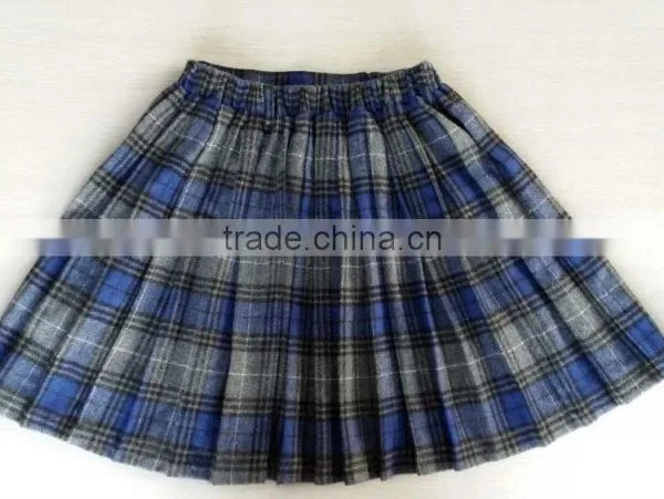 2016 Winter Woolen Polyester School Uniform Skirt