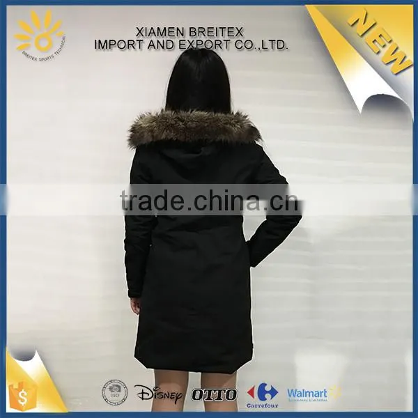 Best Price Fashion Custom Warm Parka Fur Jacket Women photo-5