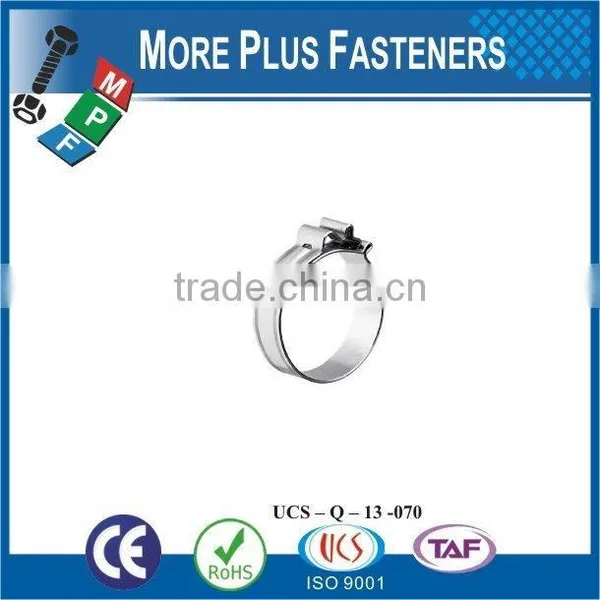 Made in Taiwan Stainless Steel German Type Hose Clamp Small Hose Clamps Round Hose Clamp photo-4