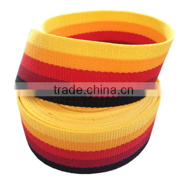Rainbow Polypropylene Webbing