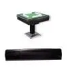 Mahjong Table Plastic Frame(JLD Black With Leather Lines)