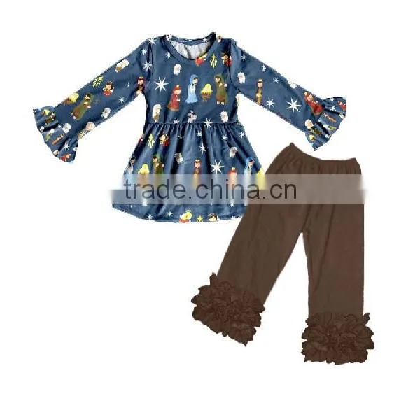Toddlers Clothing Easter Girls Wholesale Boutique Clothes Colorful Easter New Baby Bunny Girls Outfits photo-2
