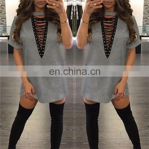Top Grade Unique Design Lady Heavy Weight Cotton T-shirts photo-3