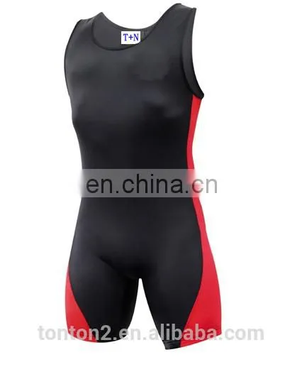 Men's OEM Custom Sportswear Cheap Sublimated Wrestling Singlets photo-5