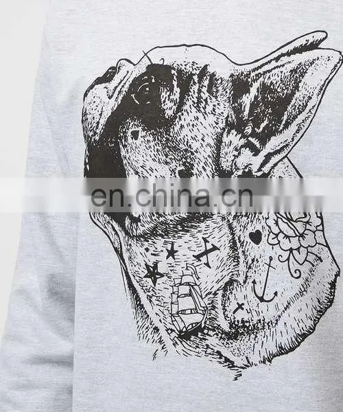 Classic Fit Crew Neck Print Sweatshirt photo-3
