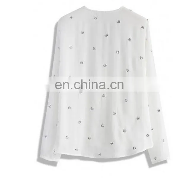 Dazzling Sequin Dots Wrapped Top photo-5