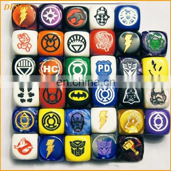 High Quality Durable Custom Engraving Board Game Dice photo-3