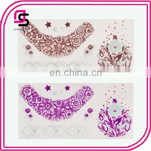 Temporary Colorful Tattoo Metallic Flash Tattoos photo-2