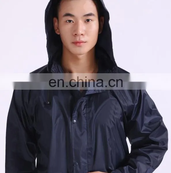 PVC Ventilate Men's Suit Waterproof Raincoat photo-2