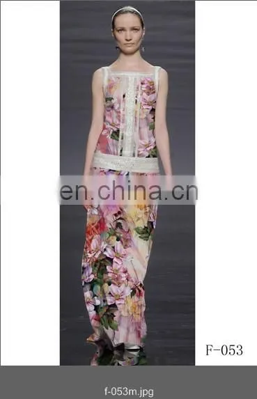 2014 New Style High-quality Digital Printed Rayon Fabric Free Sample photo-3