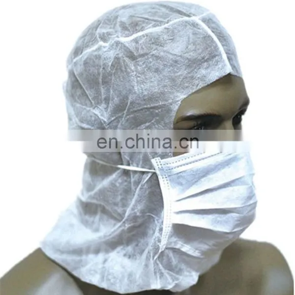 Disposable Head Cover, Ebola PP Nonwoven Surgical Hood, Breathable Surgeon's Hood photo-3
