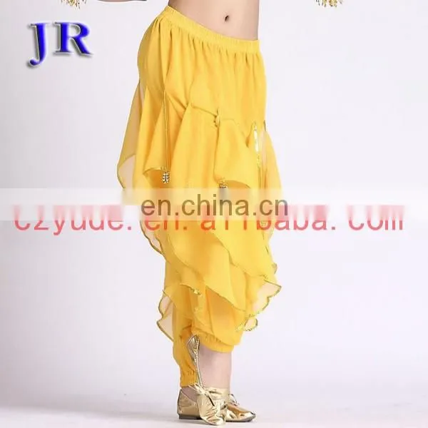Chiffon Coins Arabic Belly Dance Harem Pant K-4002# photo-5