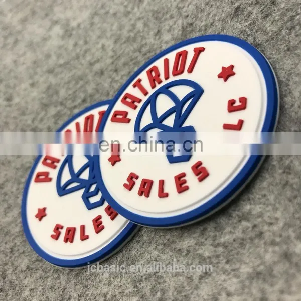 Hot Sale Wholesale Custom Swen on 3D Soft PVC Rubber Patch photo-2