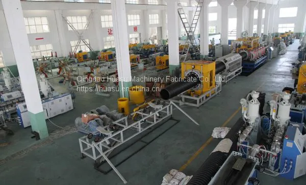 PE DWC Tube Extruder Corrugated Pipe Extrusion Line photo-2