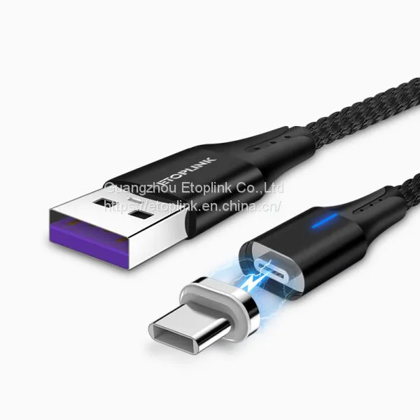 ETOPLINK 2019 New 3A QC3.0 Fast Charging Magnetic USB Cable Support Data photo-5