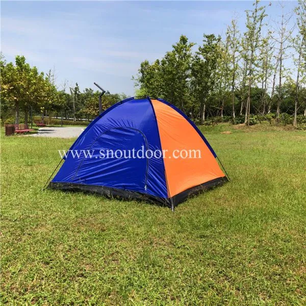 3 Person Camping Tent Hiking Tents Single Layer RainProof For Outdoor Sports photo-3