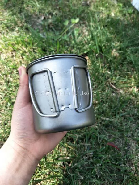 Silver Titanium Cup | Titanium Coffee Mug | Lightweight Mug | Tea Cup | Coffee Lover | Tea Lover | Pure Titanium Tableware photo-5