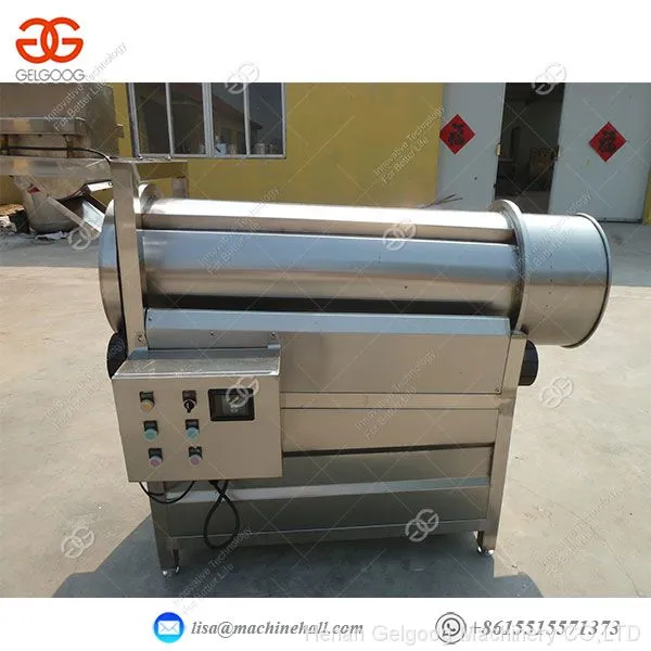 Roller Type Nuts Seasoning Machine Continuous Seasoning Machine