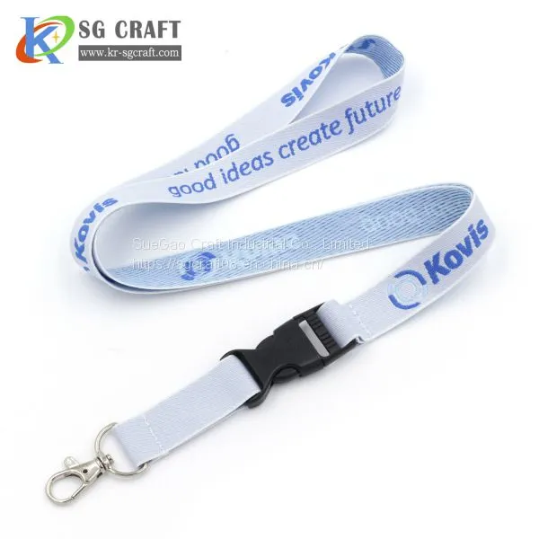 High Quality Neck Custom Polyester Woven Lanyards