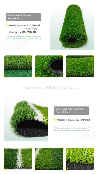 Plastic Artificial Vertical Green Plant Grass Wall For Decoration photo-3