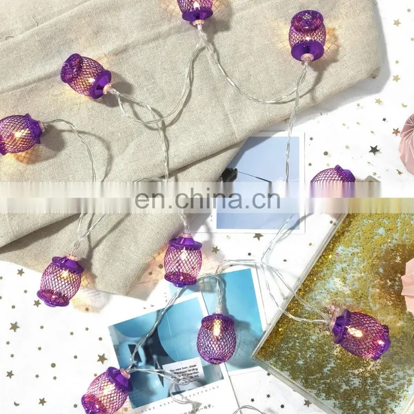10L Led New Design Christmas Tree Decoration Purple Iron Ball Ceiling Light Price String Wall Modern For Home Decor Lighting photo-6