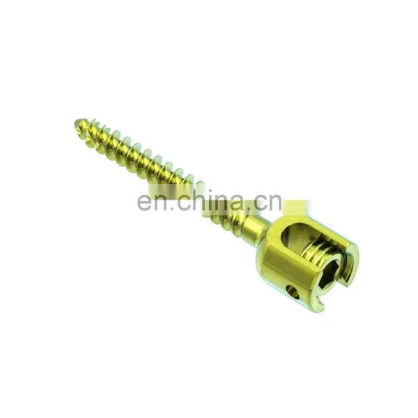 Hot Sale Spinal Surgery Monoaxial Pedicle Screw for Screws Spine Surgeries Orthopedic Medical Surgery Implants photo-4