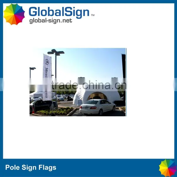 Roadside Advertising Pole Sign Hanging Banner photo-3
