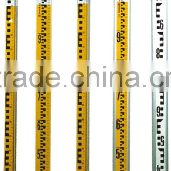 Aluminium level staff for automatic level