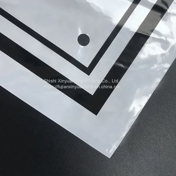 Custom Pe Cpe Plastic Packaging Bag With Zipper for Clothing photo-4