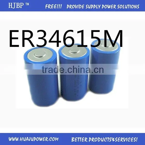 Good Quality Li-SOCL2 Battery ER34615M 3.6v 14500mah